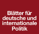 Logo: Blätter für deutsche und internationale Politik